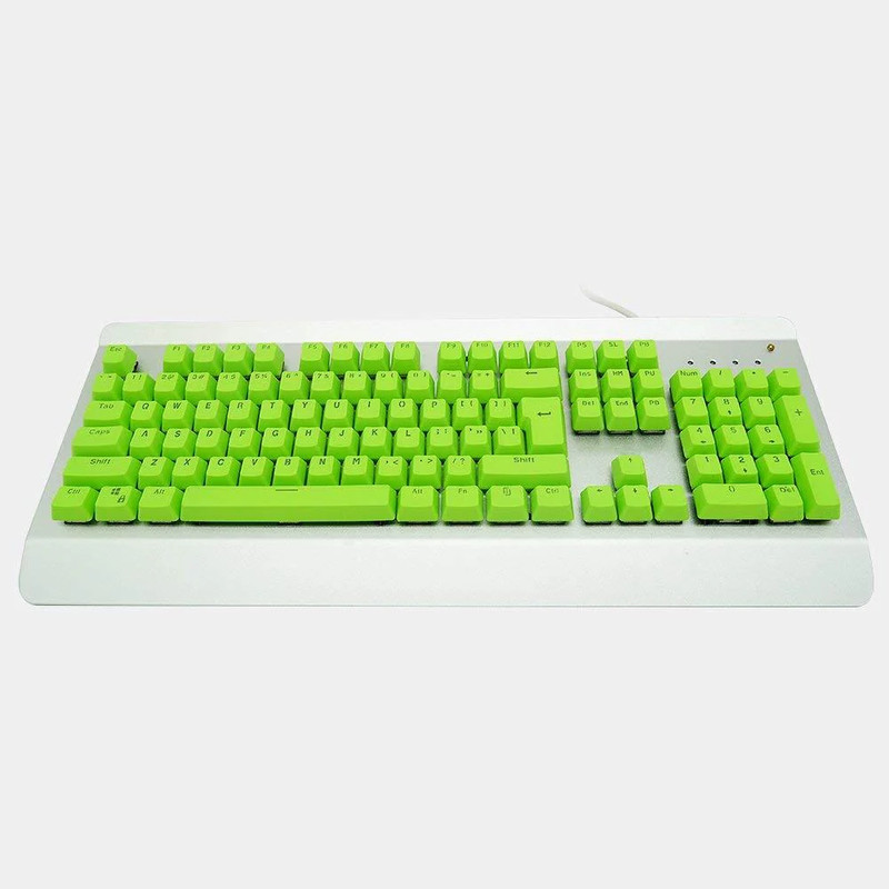 Bossi 104 Key PBT Cherry MX Keycaps - Green - أكسسوار لوحة مفاتيح